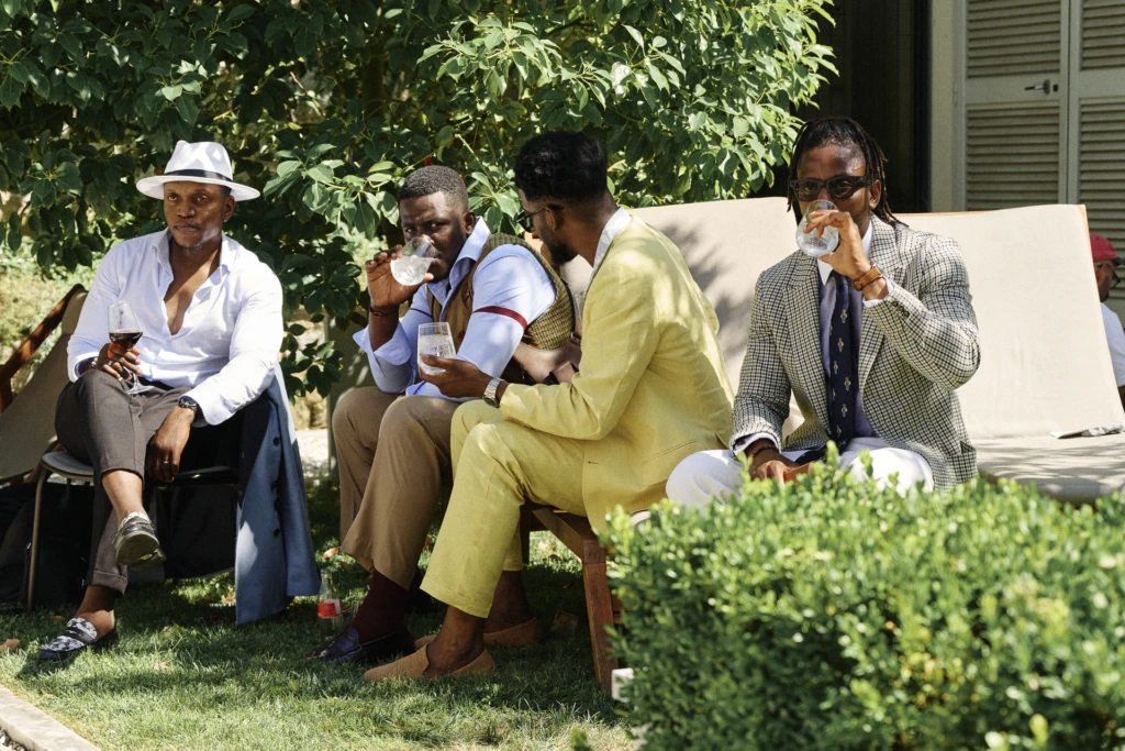 Guests at the Hockerty summer event, Palazzo Castri, Florence