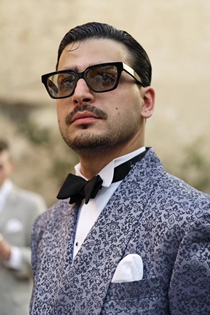 Evening style at the Plaza Uomo party, Pitti Immagine Uomo 110, Florence