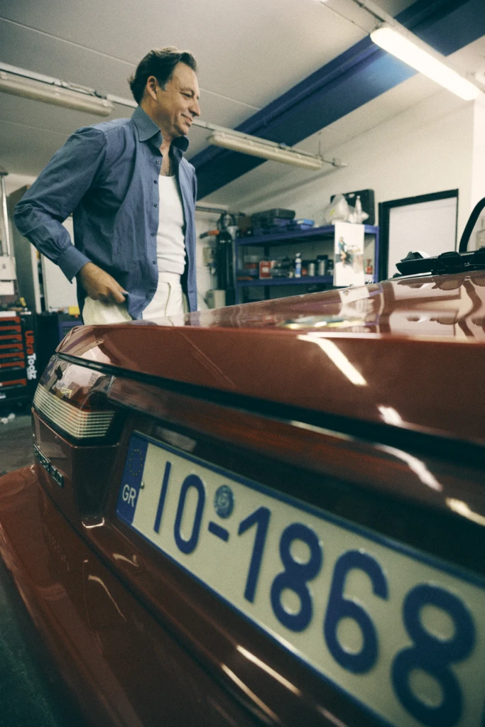 Bespoke Athens shoot with vintage Alfa Romeo Spider, Florence hills