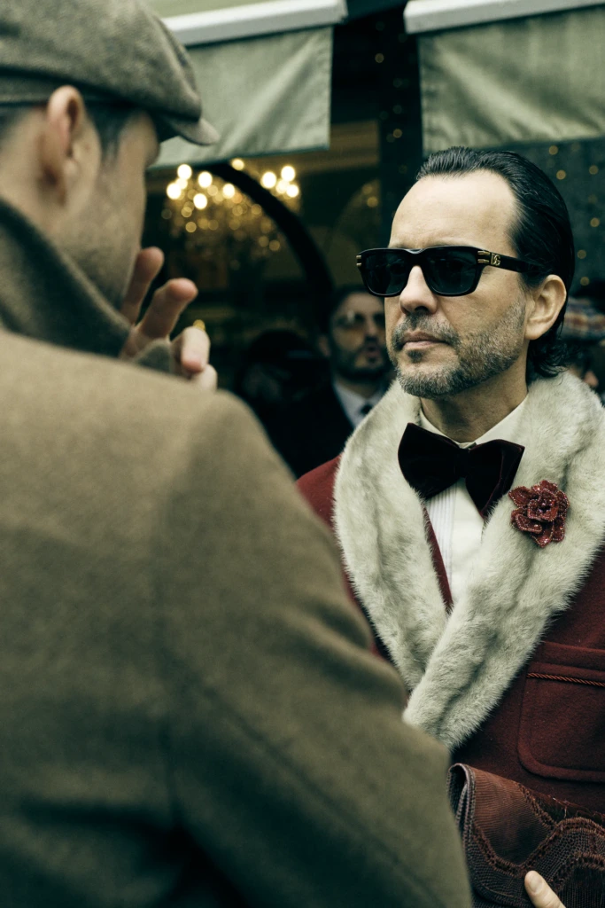 Milano Fashion Week January runway detail shot — photography by Alessandro Michelazzi