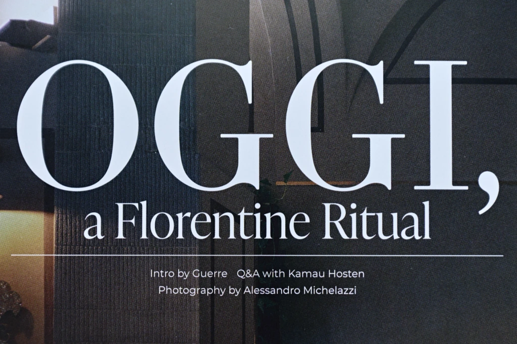 Guests at Oggi Firenze, NoChaser Magazine editorial feature