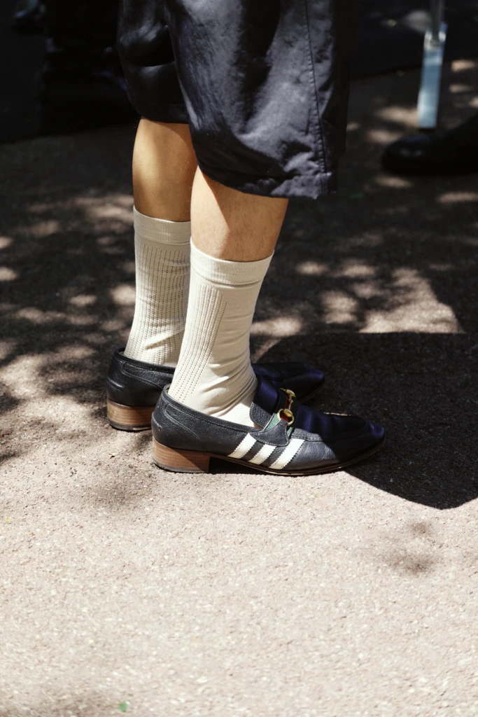 Milano Fashion Week June runway detail shot — photography by Alessandro Michelazzi