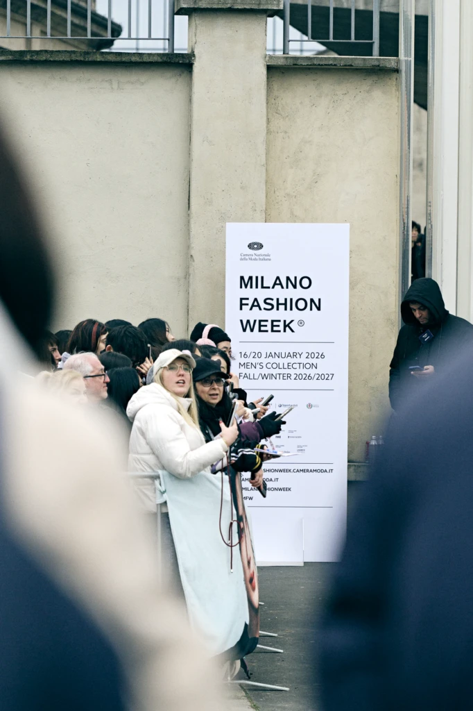 Milano Fashion Week January behind the scenes — photography by Alessandro Michelazzi