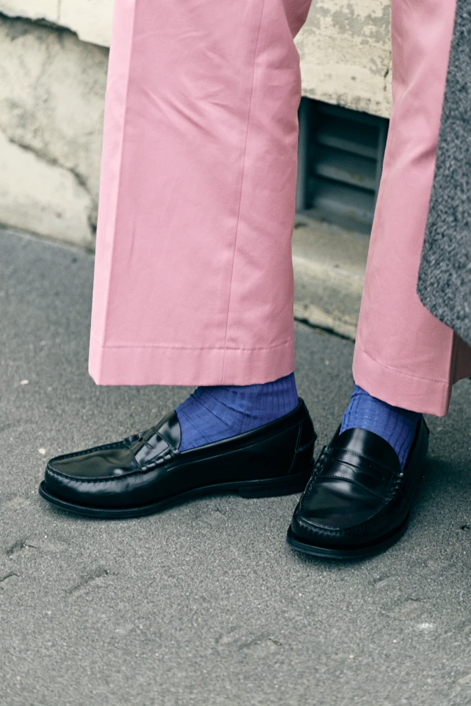 Milano Fashion Week January runway detail shot — photography by Alessandro Michelazzi